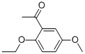 1-(2-ETHOXY-5-METHOXYPHENYL)-ETHANONE 结构式