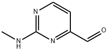 4-Pyrimidinecarboxaldehyde, 2-(methylamino)- (9CI) Structure