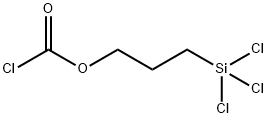 3 - (三氯硅基)丙基氯甲酸酯, 18098-86-7, 结构式