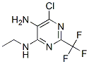 6-CHLORO-N4-ETHYL-2-(TRIFLUOROMETHYL)PYRIMIDINE-4,5-DIAMINE 结构式
