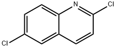 2,6-ジクロロキノリン 化学構造式