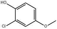 2-氯-4甲氧基苯酚 结构式