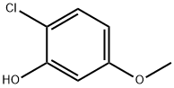 2-氯-5-甲氧基苯酚 结构式