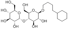 4-CYCLOHEXYL-1-BUTYL-Β-D-MALTOSIDE, 181135-57-9, 结构式