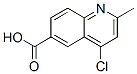 4-CHLORO-2-METHYLQUINOLINE-6-CARBOXYLIC ACID Structure