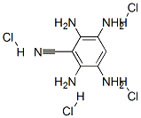 Benzonitrile, 2,3,5,6-tetraamino-, tetrahydrochloride 结构式