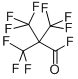 3,3,3-TRIFLUORO-2,2-BIS(TRIFLUOROMETHYL)PROPANOYL FLUORIDE 结构式