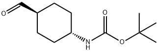 反式-4-(BOC-氨基)环己基甲醛, 181308-57-6, 结构式