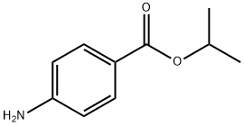 对氨基苯甲酸异丙酯 结构式