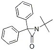 1-tert-ブチル-3,3-ジフェニルアジリジン-2-オン 化学構造式