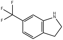 6-三氟甲基吲哚啉, 181513-29-1, 结构式