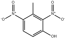 3-METHYL-2,4-DINITROPHENOL 结构式