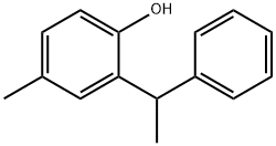 4-METHYL-2-(1-PHENYL-ETHYL)-PHENOL 结构式
