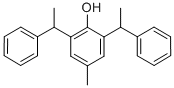 4-甲基-2,6-二(1-苯基乙基)苯酚 结构式