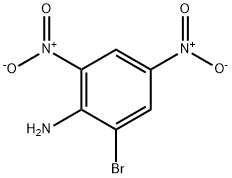 2-ブロモ-4,6-ジニトロアニリン 化学構造式
