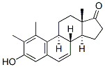 3-Hydroxy-1,2-dimethylestra-1,3,5(10),6-tetren-17-one 结构式