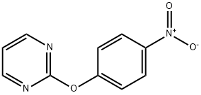 2-{4-nitrophenoxy}pyrimidine Structure