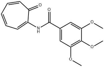 N-(7-Oxo-1,3,5-cycloheptatrien-1-yl)-3,4,5-trimethoxybenzamide 结构式