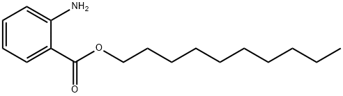 2-アミノ安息香酸デシル 化学構造式