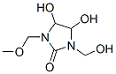 4,5-dihydroxy-1-(hydroxymethyl)-3-(methoxymethyl)imidazolidin-2-one 结构式