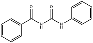 1-ベンゾイル-3-フェニル尿素 化学構造式