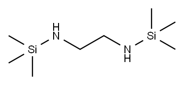 N,N'-ビス(トリメチルシリル)エチレンジアミン 化学構造式