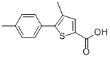 4-METHYL-5-P-TOLYL-THIOPHENE-2-CARBOXYLIC ACID 结构式
