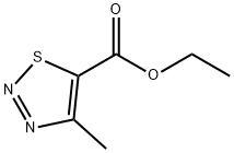 4-甲基-1，2，3-噻重氮-5-羧酸乙酯, 18212-20-9, 结构式