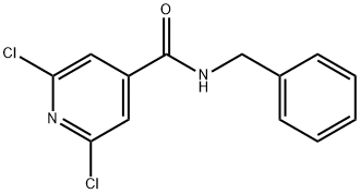 N4-BENZYL-2,6-DICHLOROISONICOTINAMIDE Structure