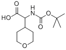 TERT-BUTOXYCARBONYLAMINO-(TETRAHYDRO-PYRAN-4-YL)-ACETIC ACID Structure
