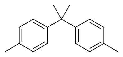 2,2-二对甲苯基丙烷 结构式