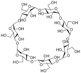 磺丁基-Β-环糊精钠, 182410-00-0, 结构式
