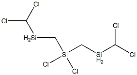 2,2,4,4,6,6 - 六氯-2,4,6 -硅基庚烷 结构式