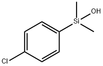 ジメチル(4-クロロフェニル)シラノール 化学構造式