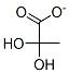 2,2-dihydroxypropionate Structure