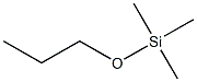 Trimethyl(propoxy)silane Struktur