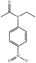 N-エチル-4'-ニトロアセトアニリド 化学構造式
