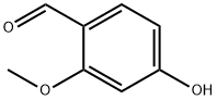 4-羟基-2-甲氧基苯甲醛, 18278-34-7, 结构式