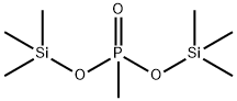 Methylphosphonic acid bis(trimethylsilyl) ester 结构式
