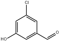 3-氯-5-羟基苯甲醛 结构式
