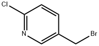 5-溴甲基-2-氯吡啶 结构式