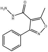 5-甲基-3-苯基-4-异噁唑碳酰肼 结构式