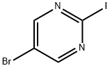 5-ブロモ-2-ヨードピリミジン 化学構造式