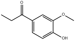 3-甲氧基-4-羟基苯丙酮 结构式