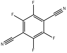 テトラフルオロテレフタロニトリル 化学構造式