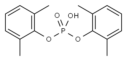 二(2,6-二甲基苯基)磷酸酯 结构式