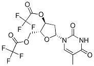 3'-O,5'-O-Bis(trifluoroacetyl)thymidine 结构式