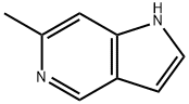 6-甲基-1H-吡咯并[3,2-C]吡啶 结构式