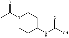 Carbamic  acid,  (1-acetyl-4-piperidinyl)-  (9CI) Struktur