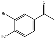4-アセチル-2-ブロモフェノール 化学構造式